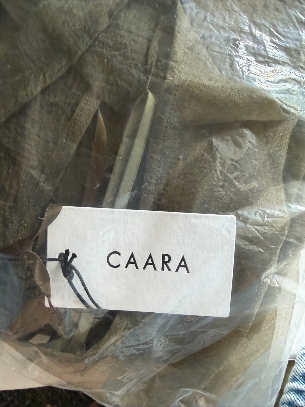 Few Moda CAARA NWT Alette Moss Grey Sheer Organza Maxi Dress - Picture 6 of 6